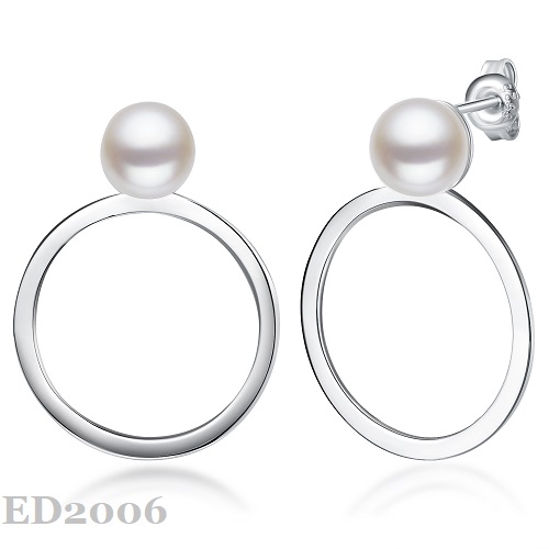 Silver Pearl Earring ED2006