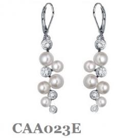 Silver Pearl Earring CAA023E